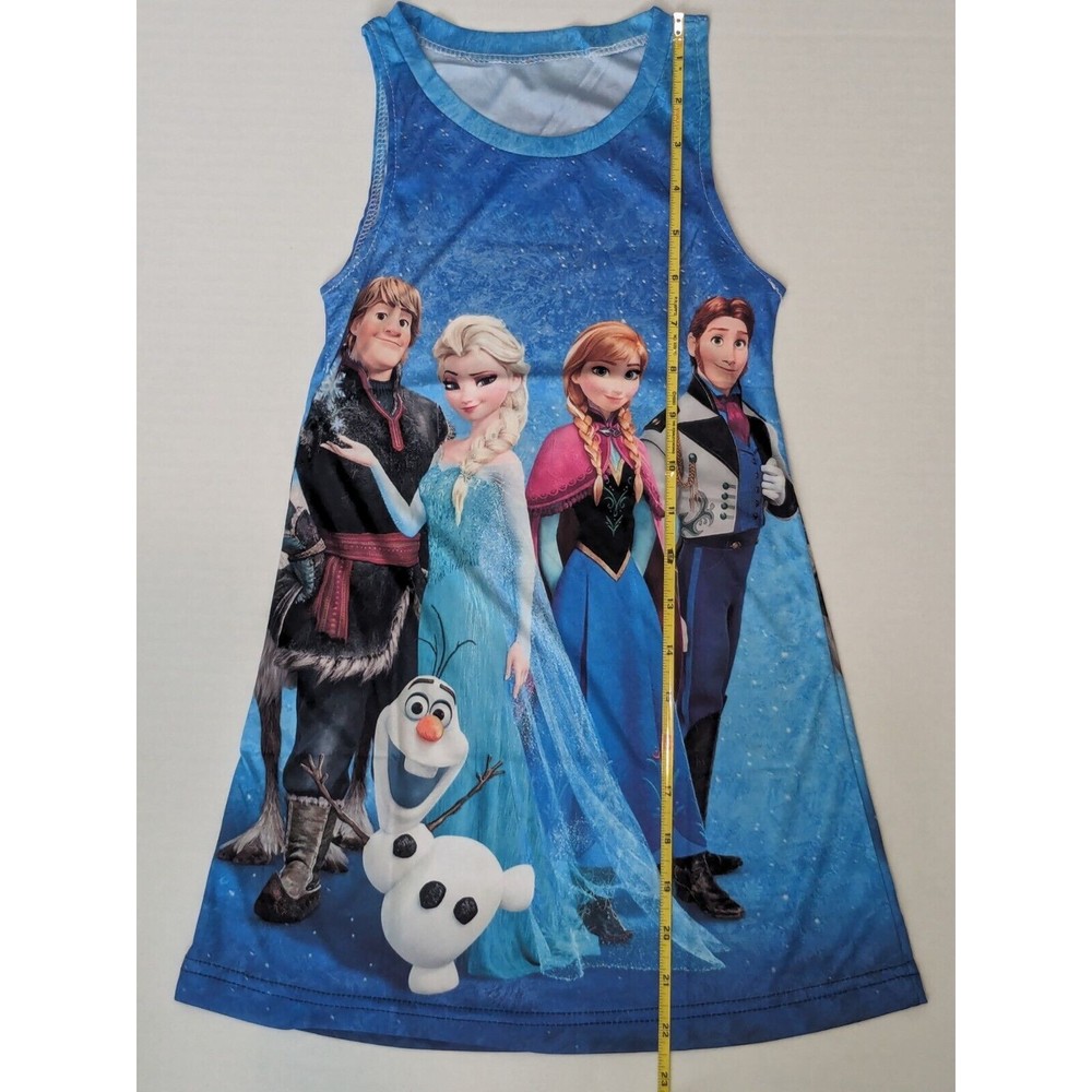 Frozen Dress Disney Girl's Anna Elsa 4T - Picture 6 of 10